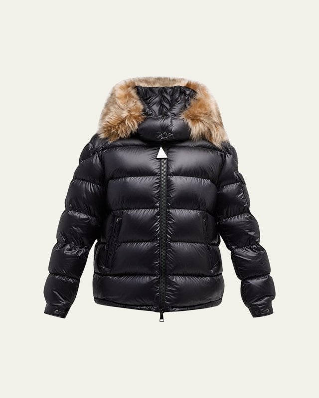 Maire Fur-Trim Puffer Jacket